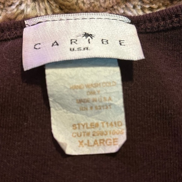 Sequin-Embellished Brown Sleeveless Top - Picture 6 of 6